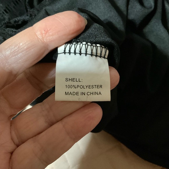 Lioness Black Lace Romper/ Bikini cover up L EUC - Picture 8 of 10